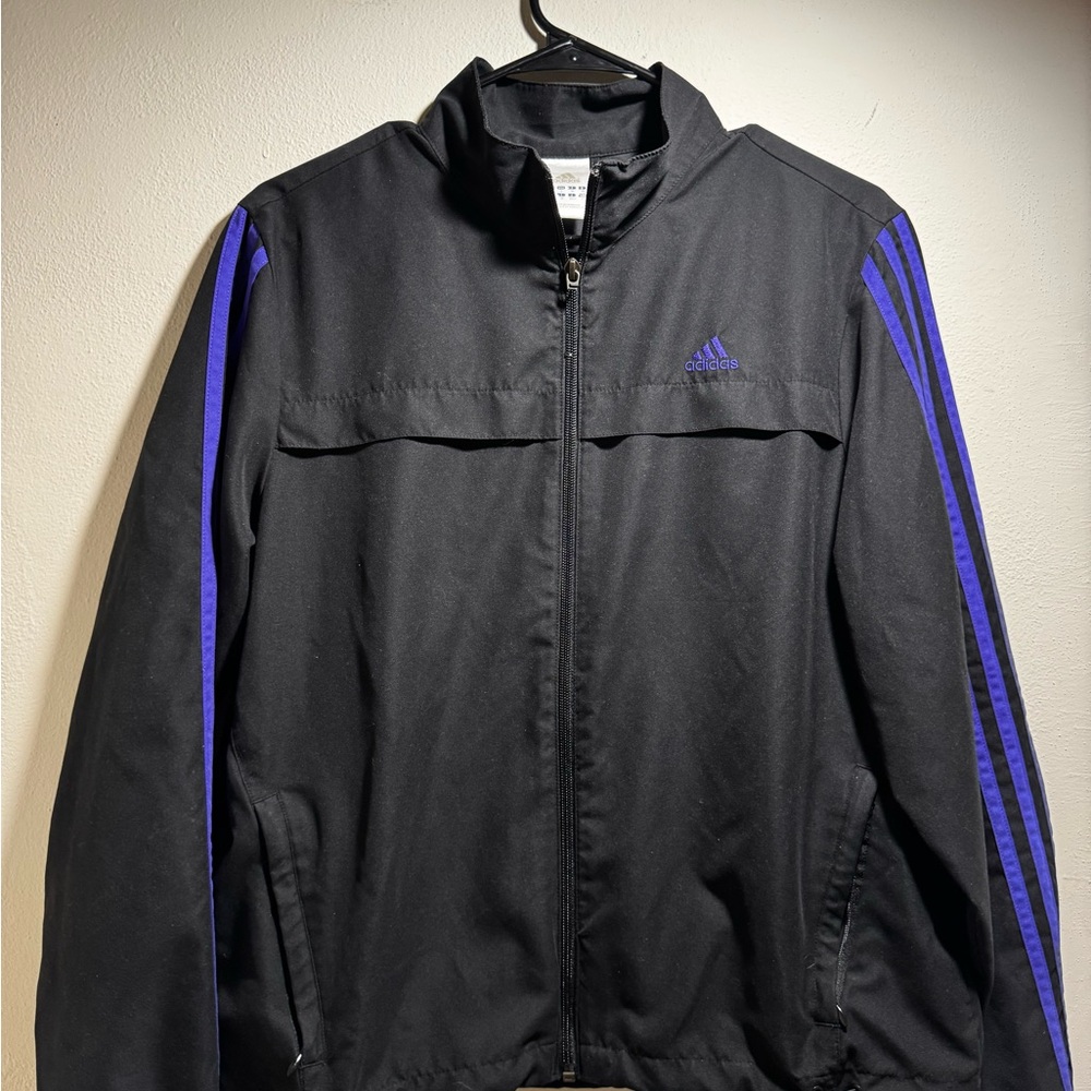 Adidas Track Jacket Black / Purple Women’s Size L